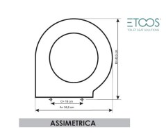 MEDIDAS ASIENTO y TAPA INODORO ASSIMETRICA VALADARES
